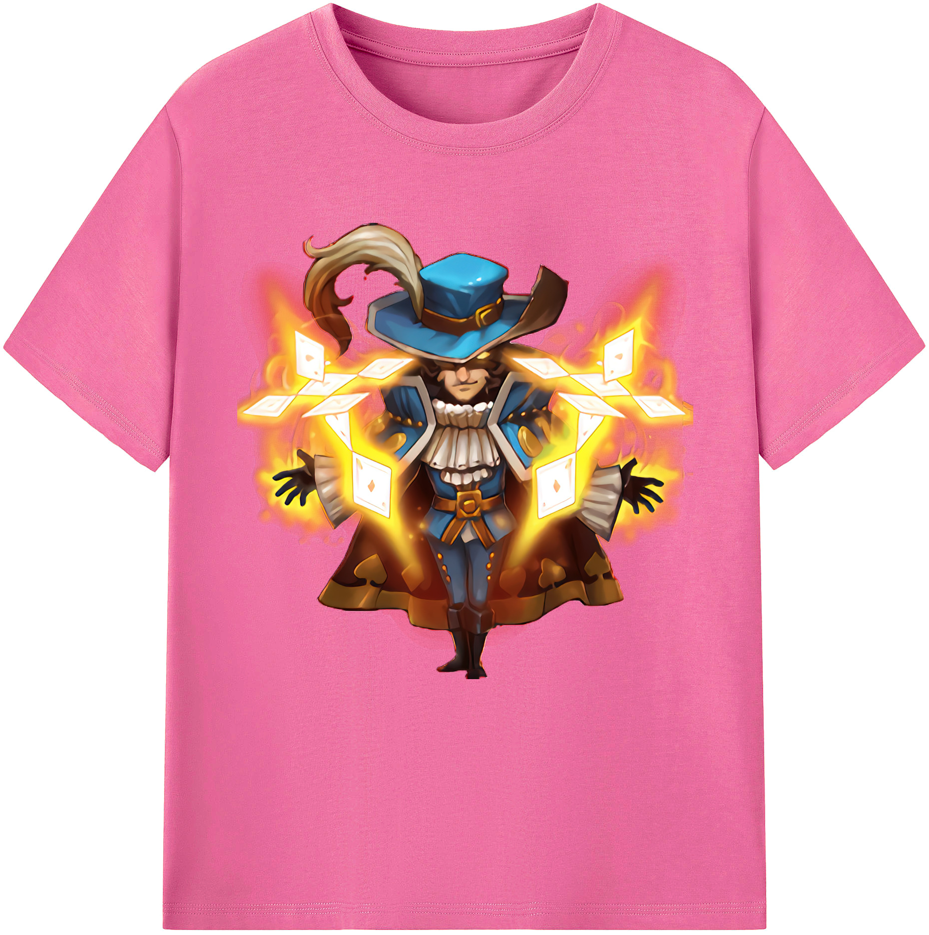 （画像用） リーグ・オブ・レジェンド League of Legends LOL レディースカジュアルプリントTシャツ（綿100％）